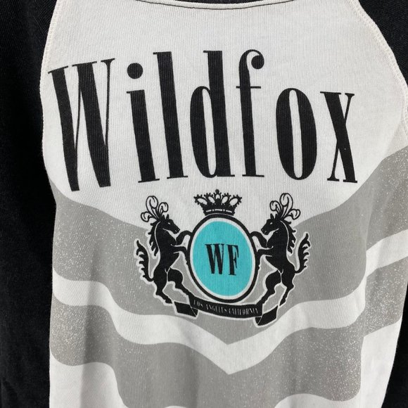 Wildfox Black and White Classic Sweatshirt | Made in United States - Picture 6 of 6